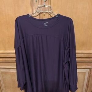 Old Navy Women's Deep Purple Long Sleeve Tee
